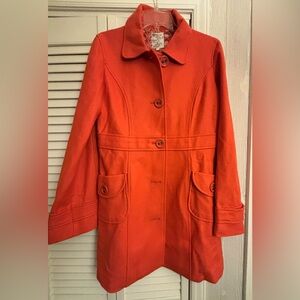 TULLE WOOL 3/4 LENTH COAT